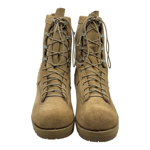 Belleville 790G Gore-Tex Military Combat Boots Tan Vibram Soles Sz 13.5 Mens USA - Picture 11 of 13